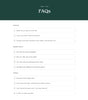 Outdoor and garden 1 - FAQs