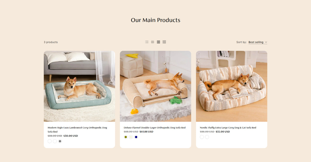 Pet supplies 1 - Collection page