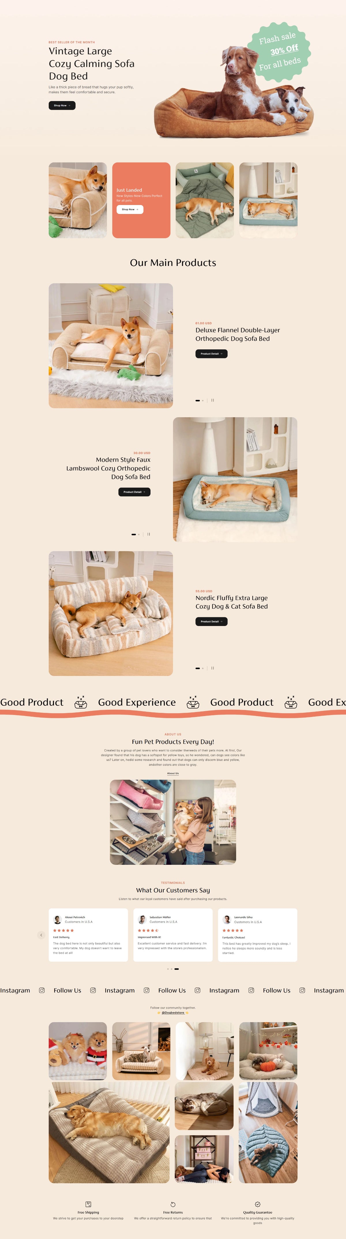 Pet supplies 1 - Homepage