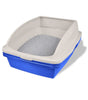 Sifting cat litter pan or box with frame