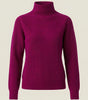 Magenta turtleneck sweater