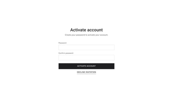 Account activation 1-1