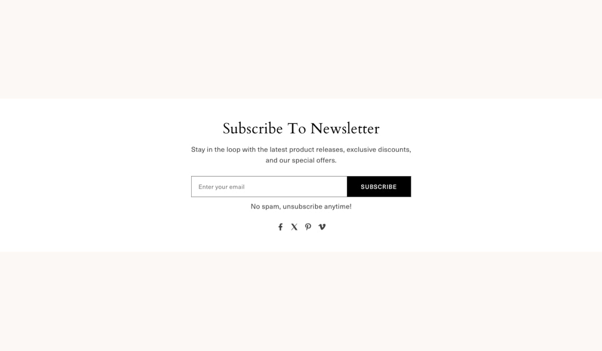 Email signup 1-1