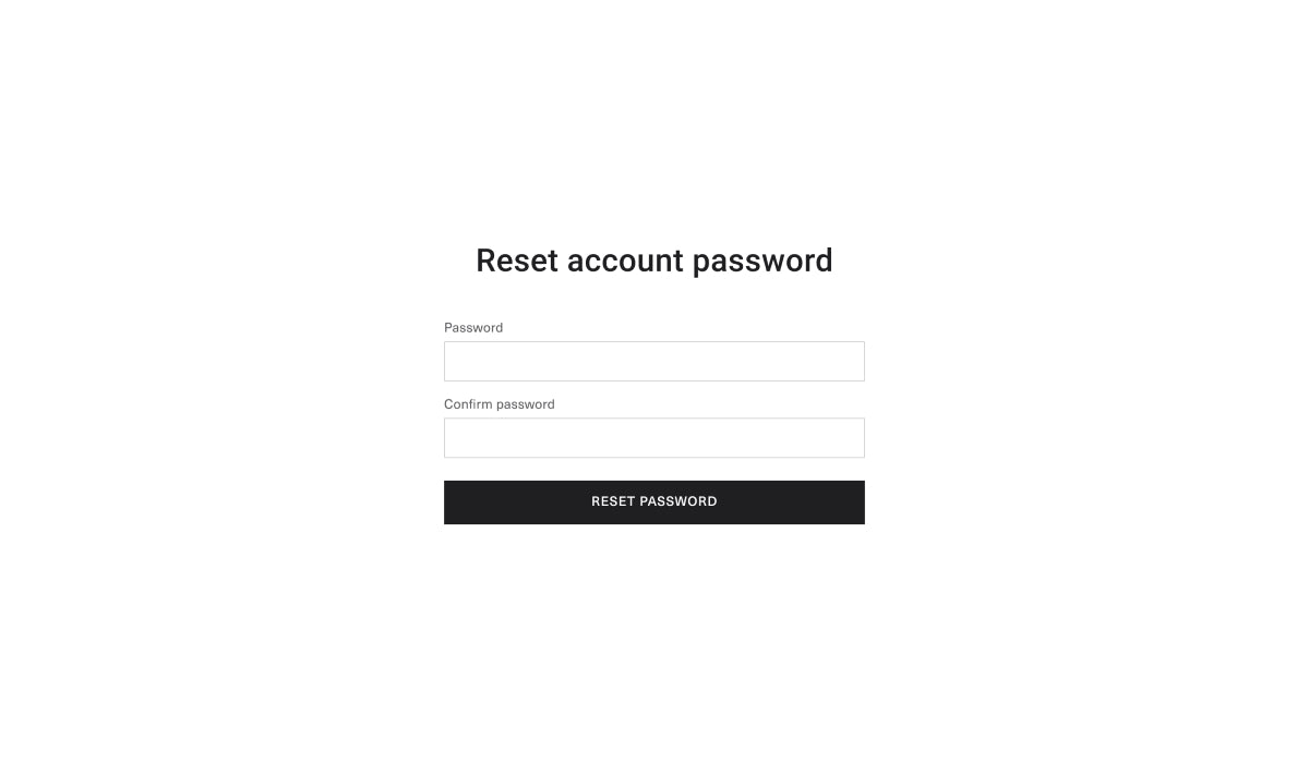 Password reset 1-1