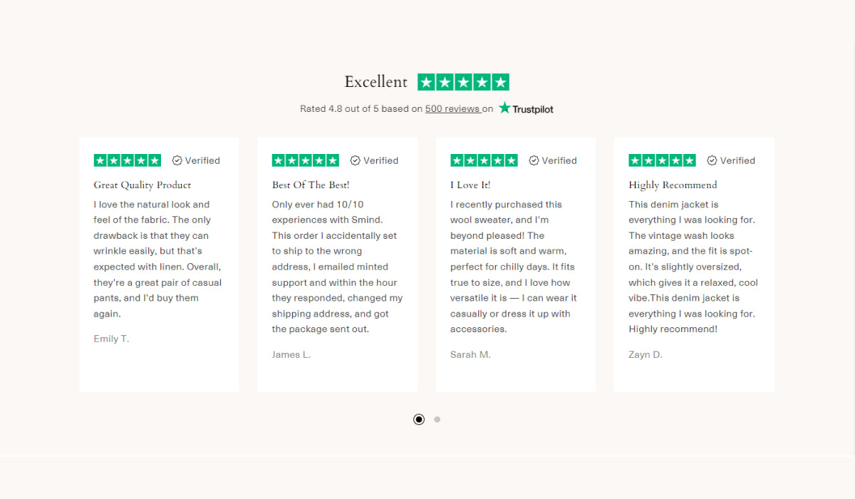 Trustpilot review 2-3