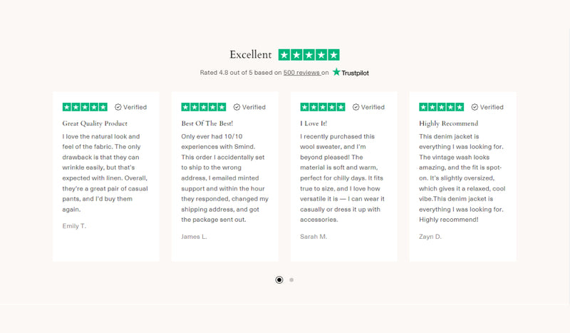 Trustpilot review 2-3