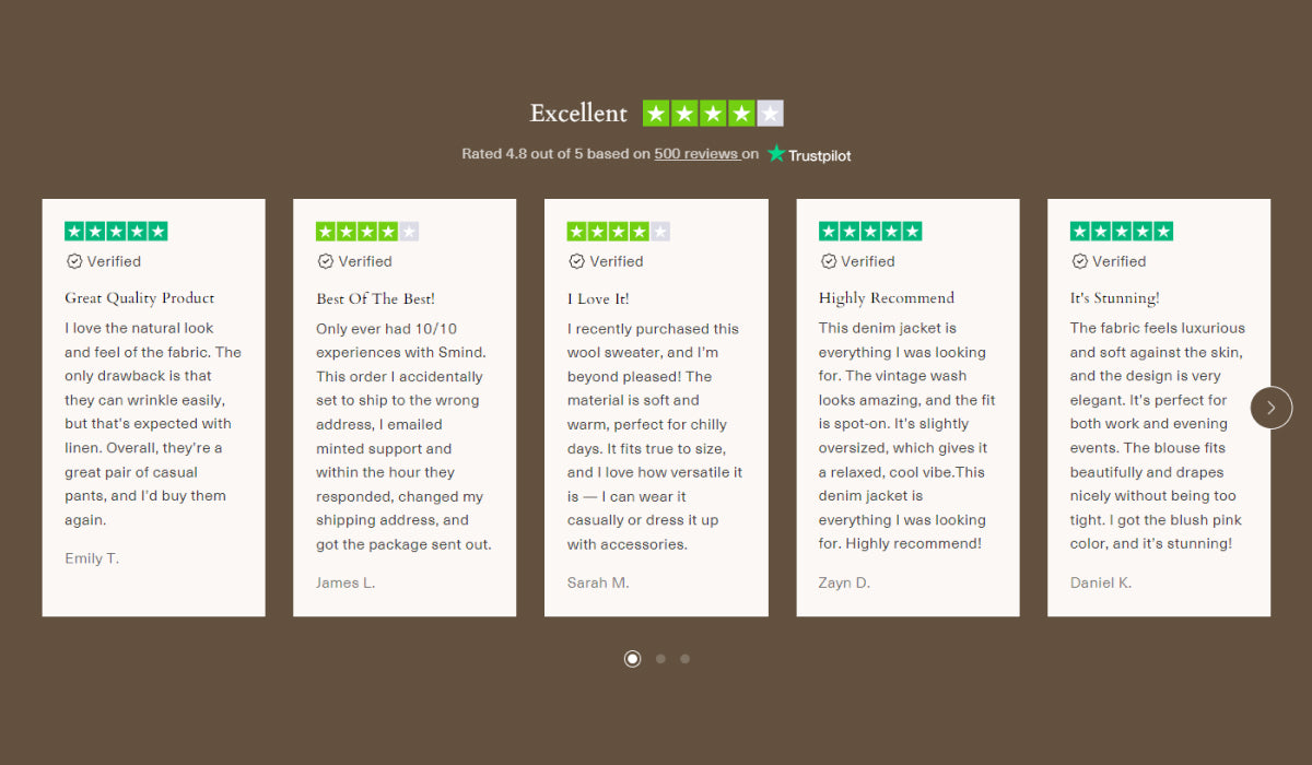 Trustpilot review 2-4