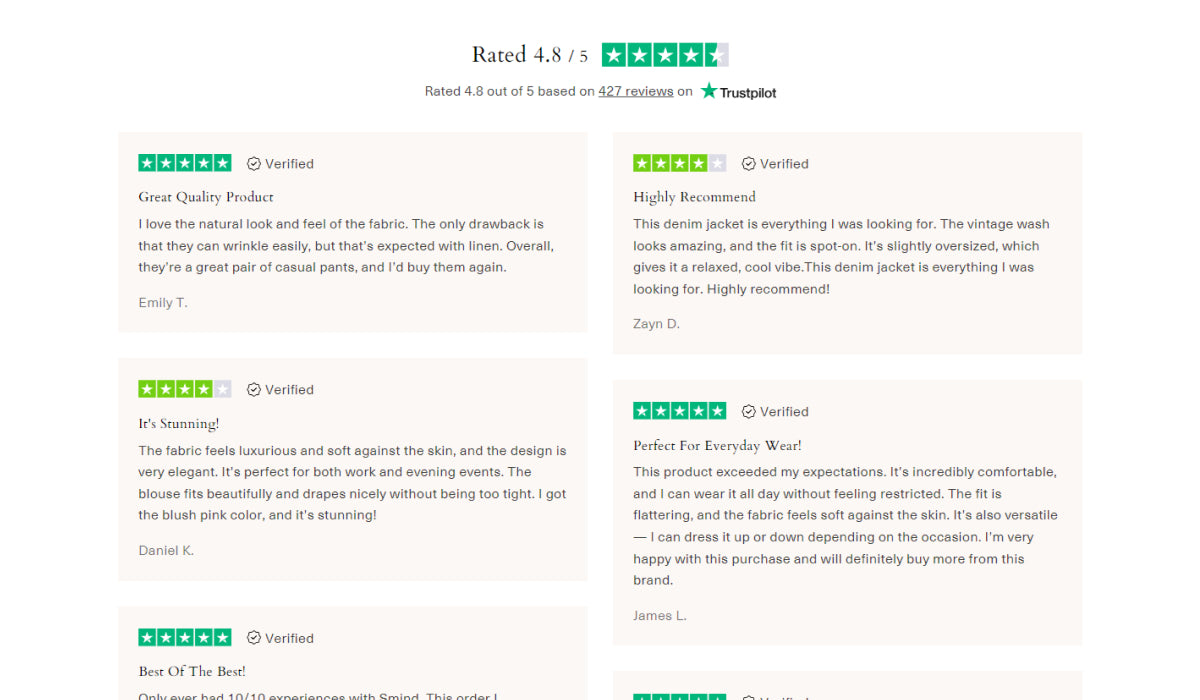 Trustpilot review 3-2