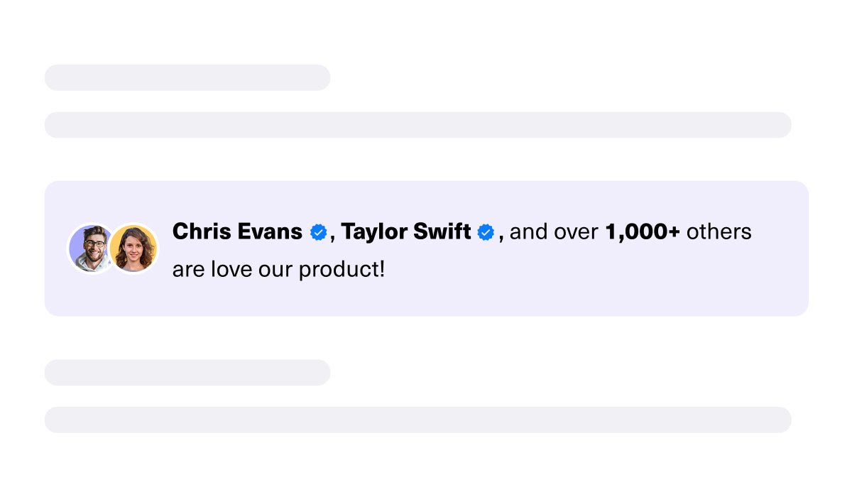 [✧]Social proof 2