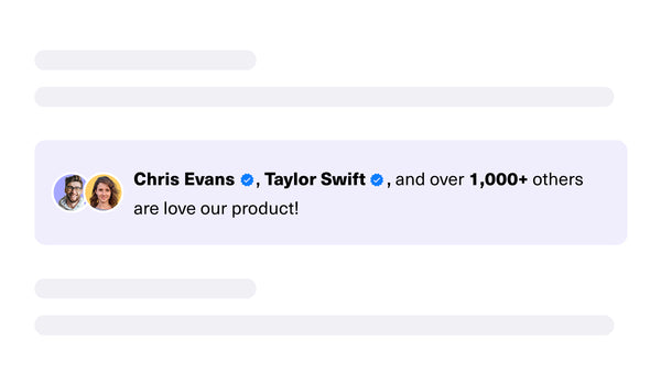 [✧]Social proof 2