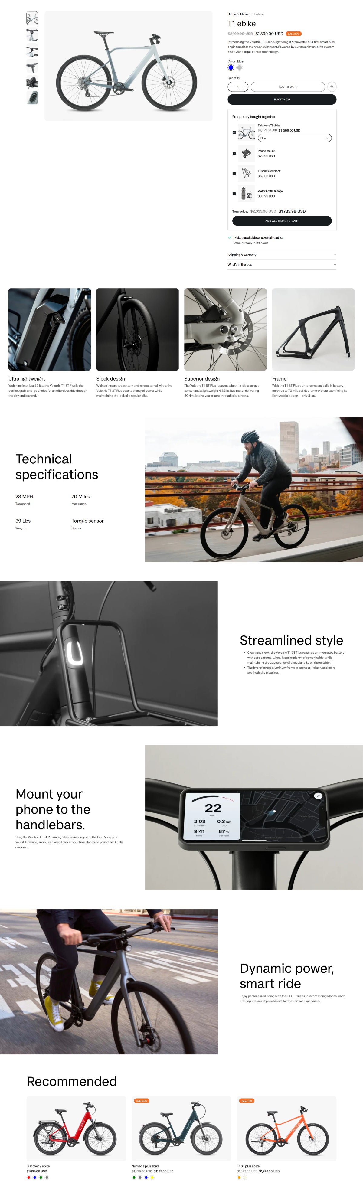 Sports and recreation 1 - Product page