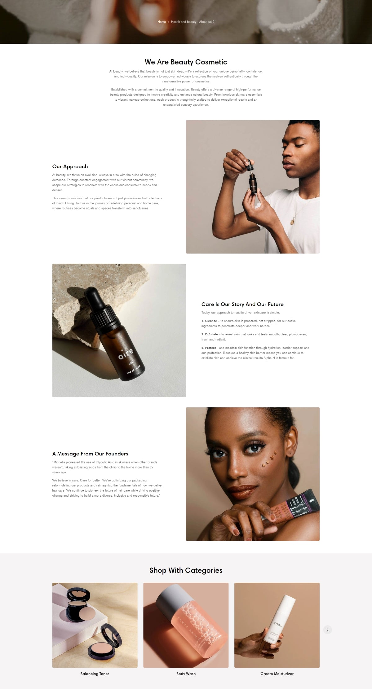 Health and beauty - About us 2