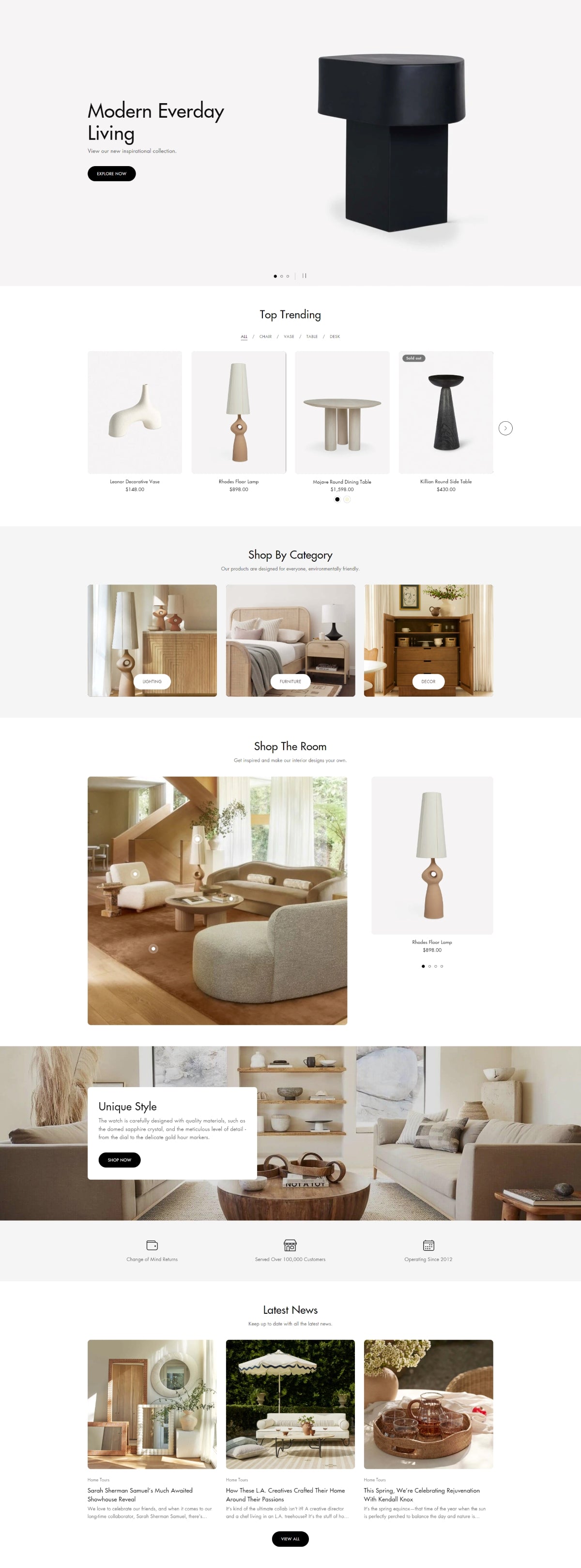 Home and decor - Homepage 7