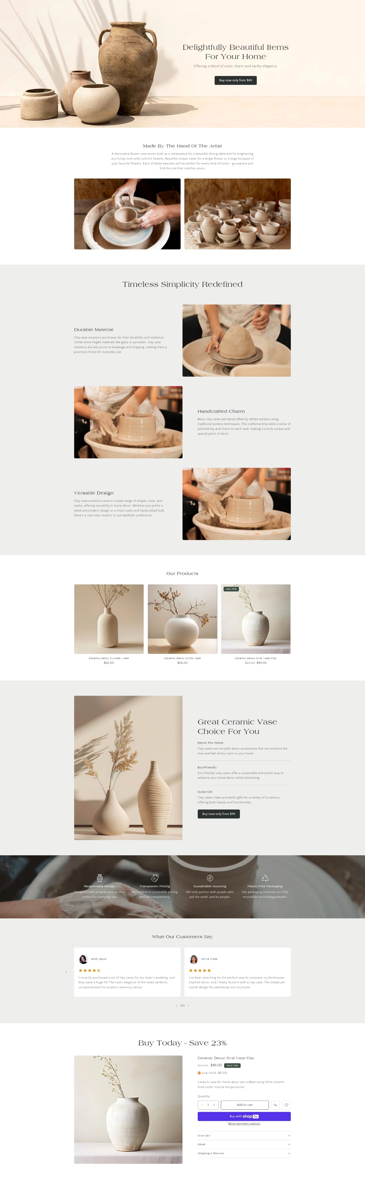 Arts and crafts - Landing page 12