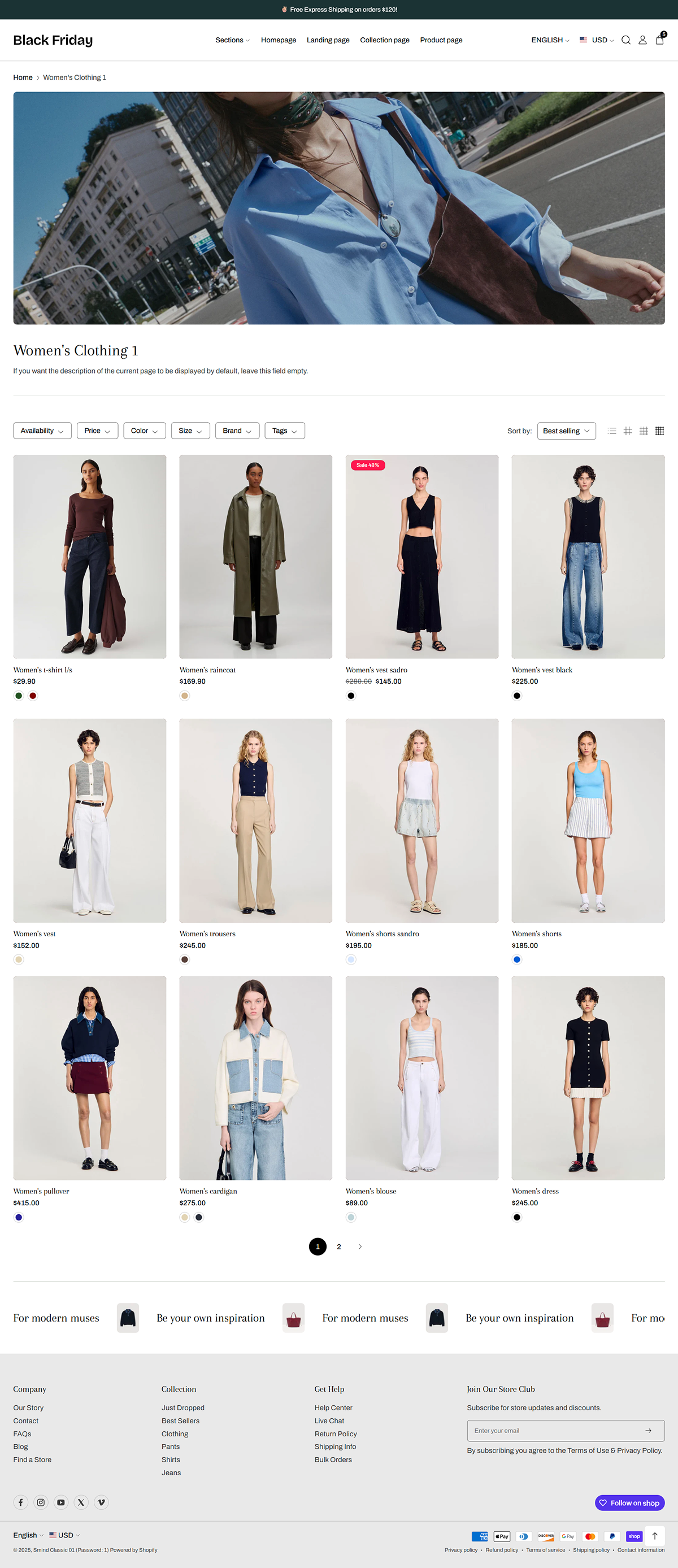 BFCM 1 - Collection page