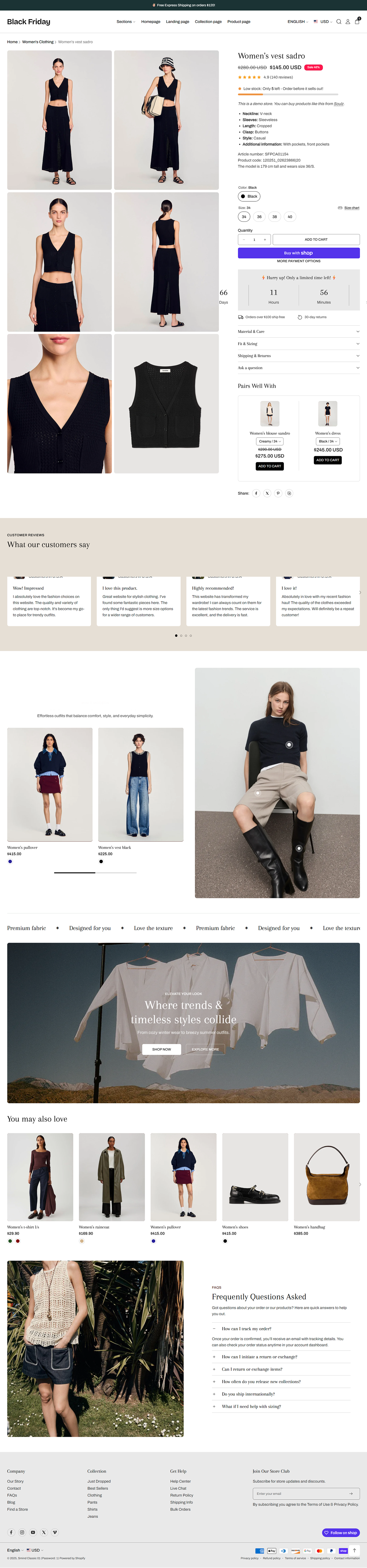 BFCM 1 - Product page