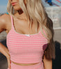 Newport swim top in pink