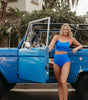 Malibu two piece in royal blue