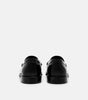 Icon Loop Leather Penny Round Toe Loafers - Black