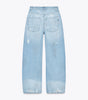 Trf ripped baggy mid-waist jeans