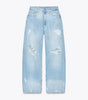 Trf ripped baggy mid-waist jeans
