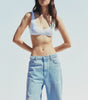 Trf ripped baggy mid-waist jeans