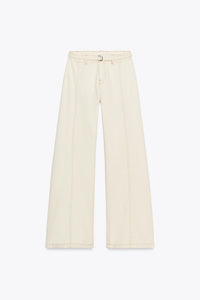 Z1975 High-waist bootcut jeans with belt