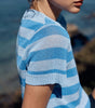Striped knit top