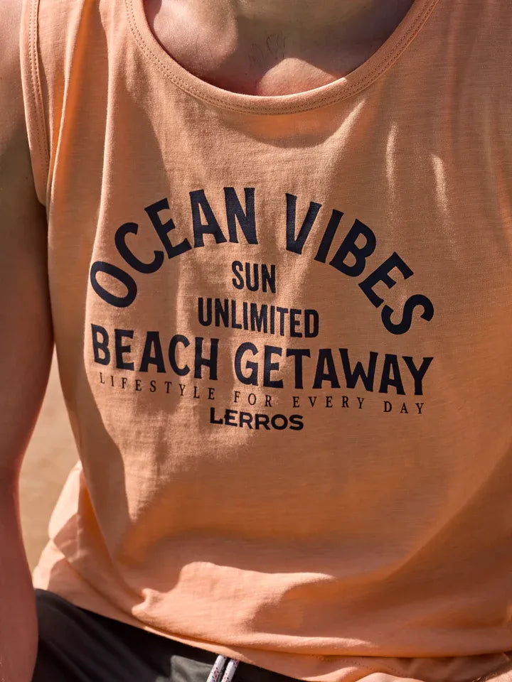 Herren Tanktop mit Brustprint