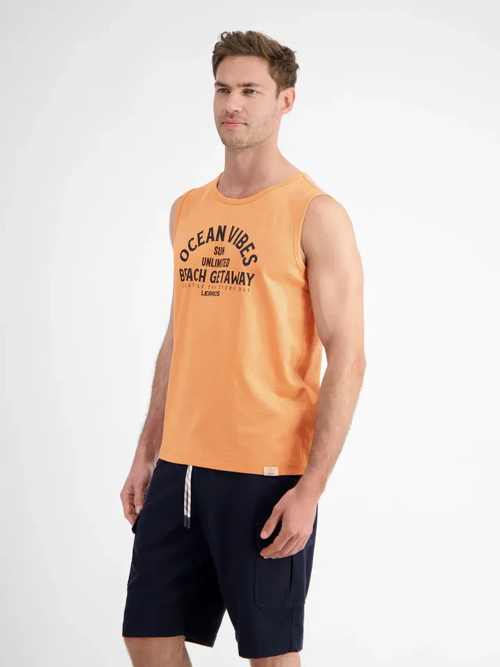 Herren Tanktop mit Brustprint