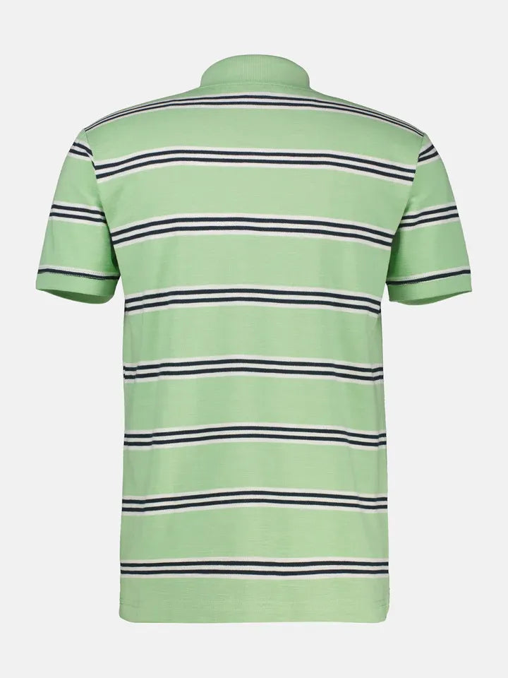 Herren Poloshirt in Rugby-Optik