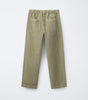 Cotton and linen straight-leg trousers