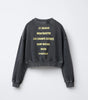 Slogan sweatshirt