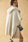 Cozy hooded kimono