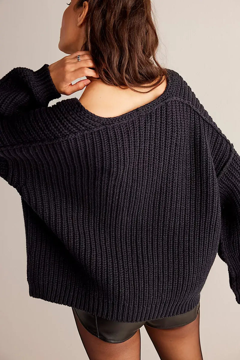 Cuddle v neck sweater