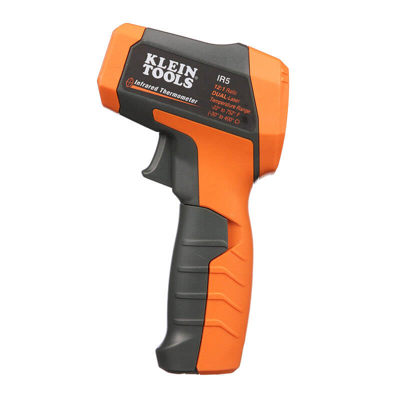 Dual laser infrared thermometer