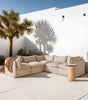 Modular Outdoor Washable 2-Seater | Alfresco Boucle in Cashew