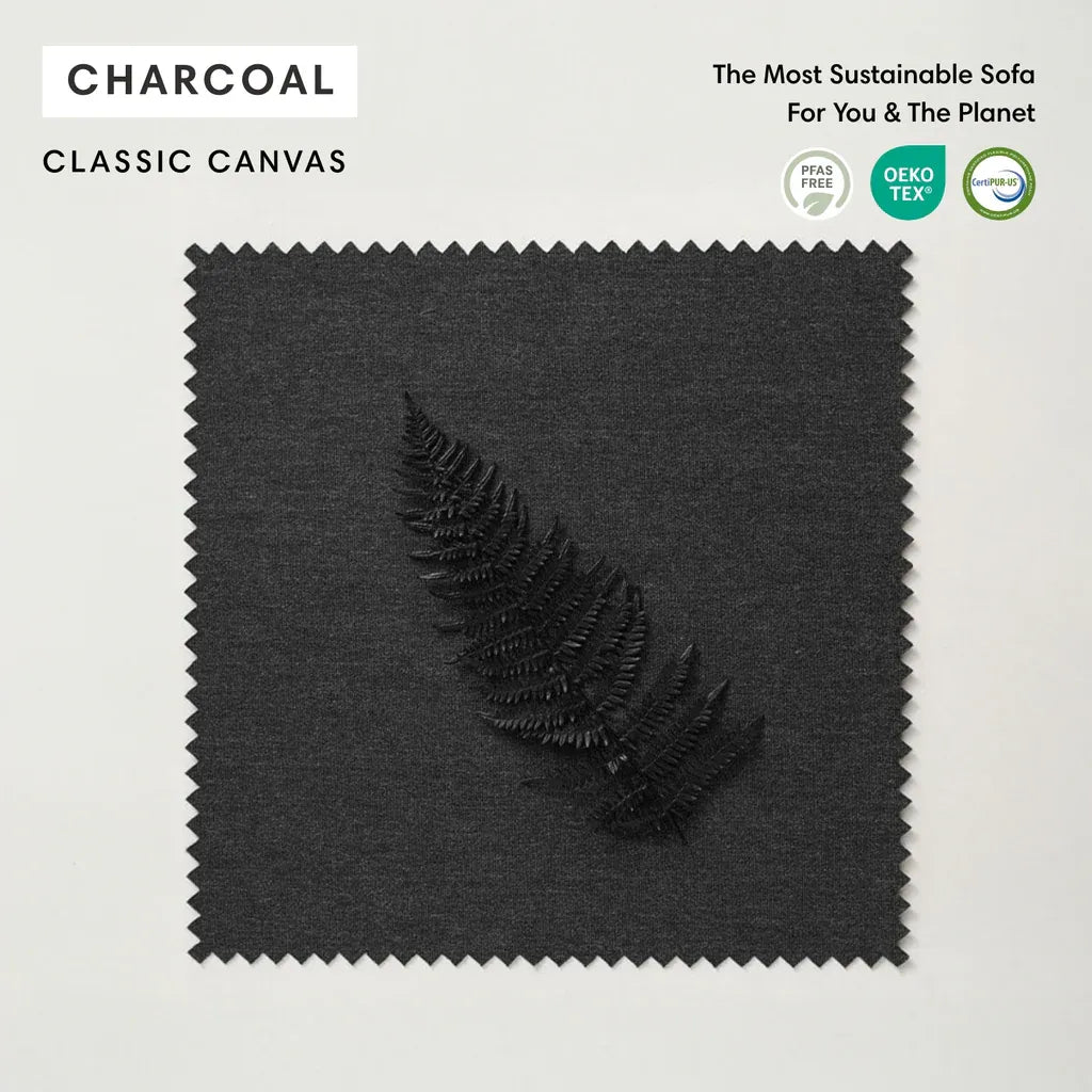 Modular Outdoor Washable 3-Seater | Classic Canvas in Charcoal