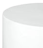 Mara White Concrete Side Table