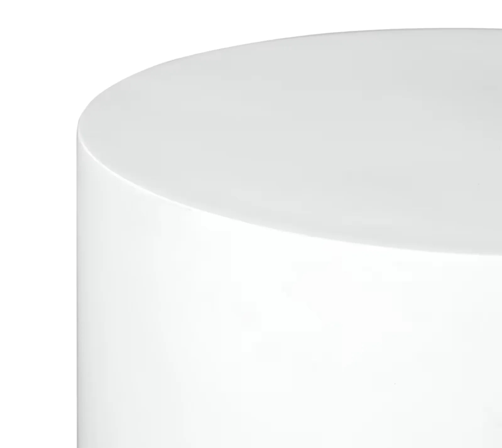 Mara White Concrete Side Table