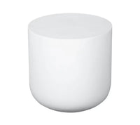 Mara White Concrete Side Table