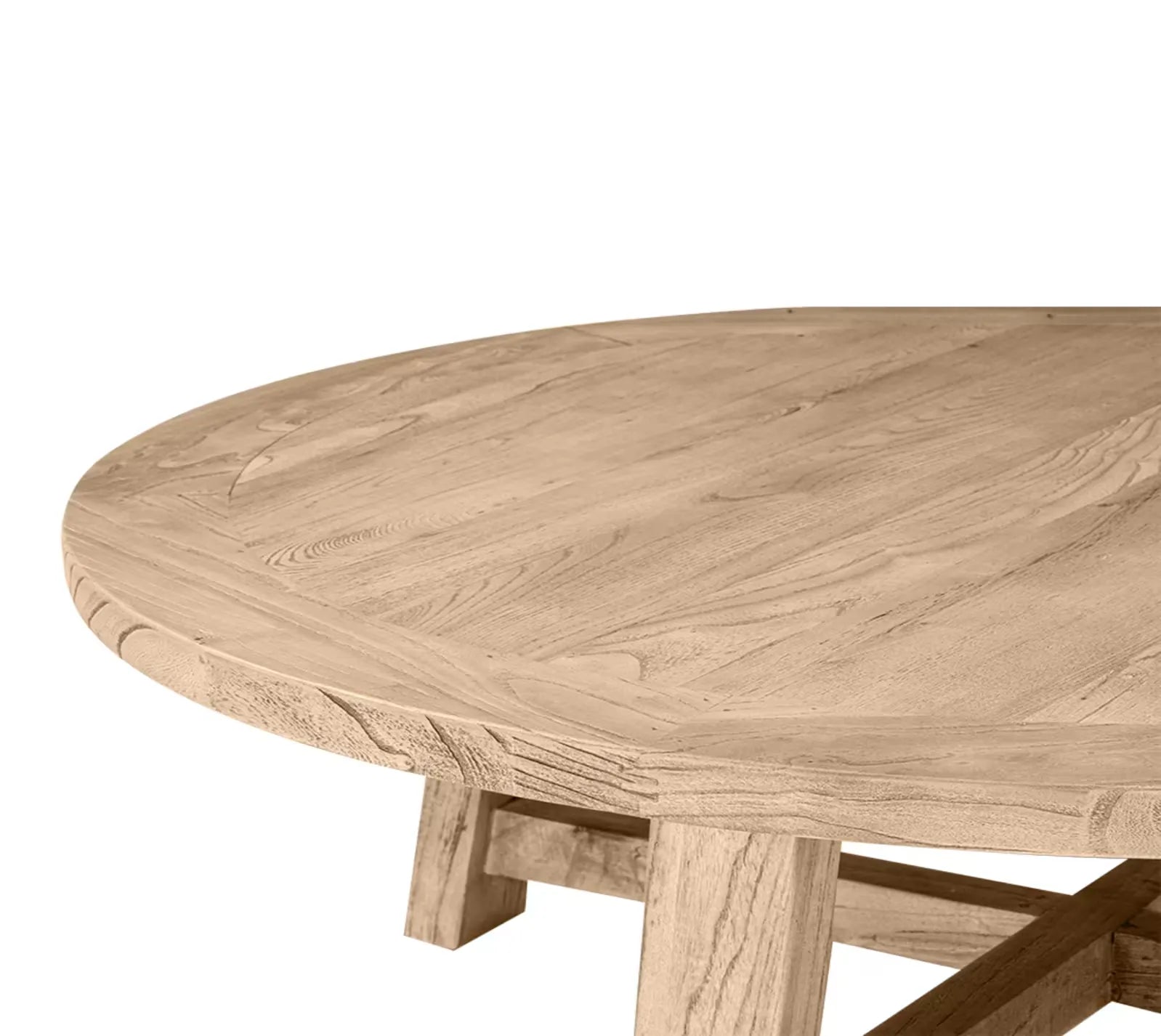 Shore Reclaimed Elm Round Coffee Table