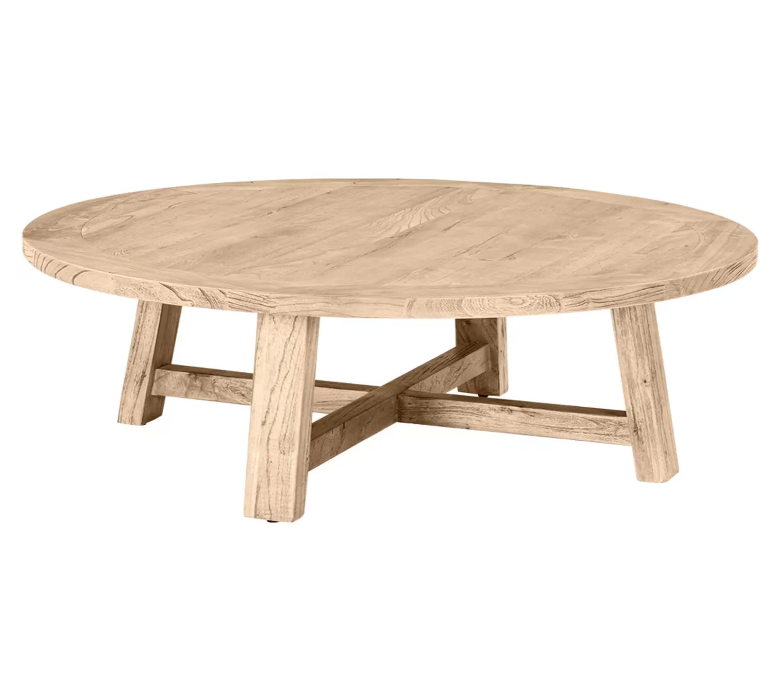 Shore Reclaimed Elm Round Coffee Table