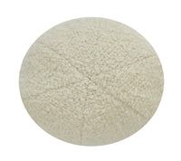 Pompidou Sphere Ball Cushion Boucle Wool Natural - Round 32cm
