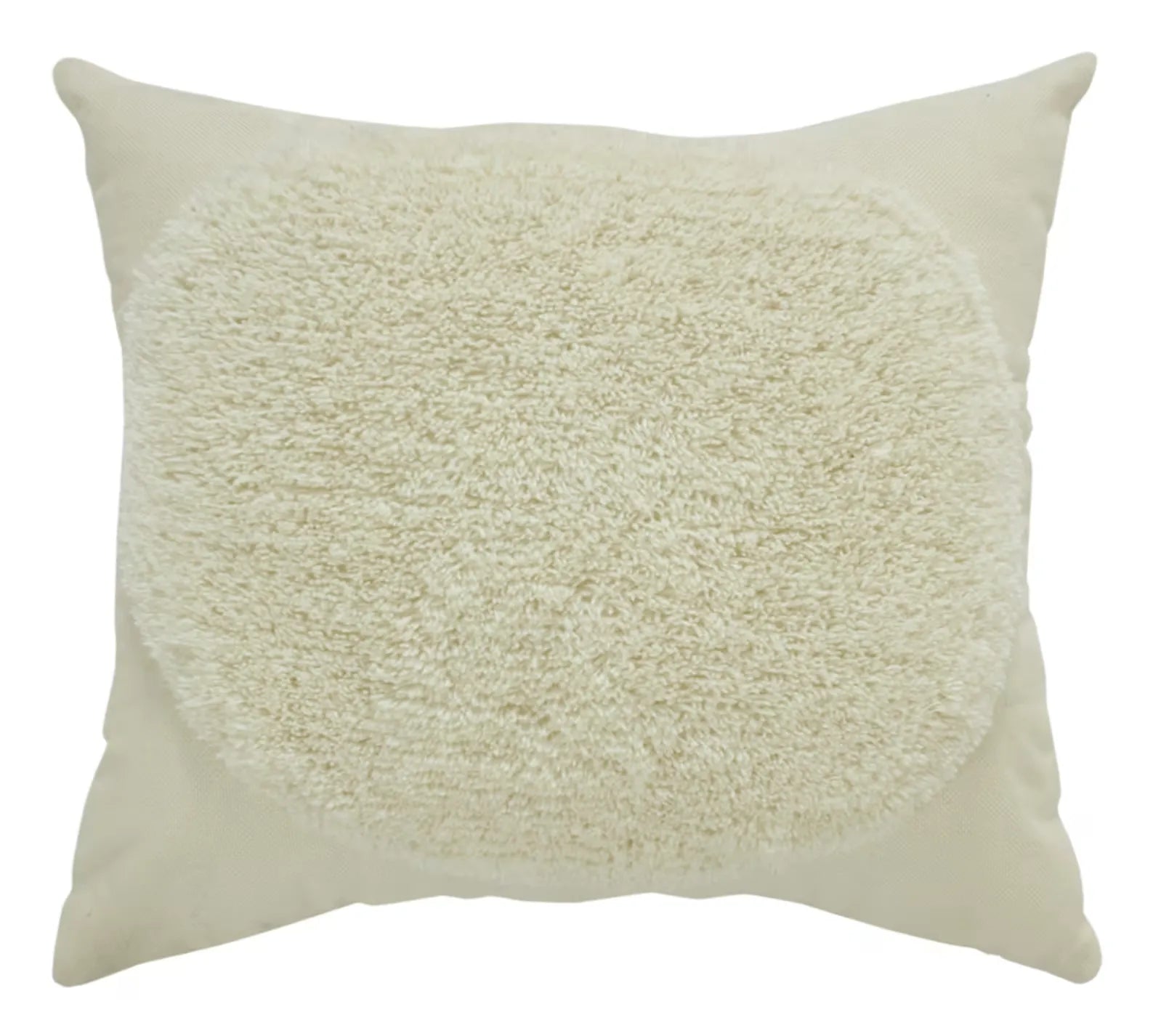 Taos Cushion Cotton Wool Natural - 50cm x 50cm