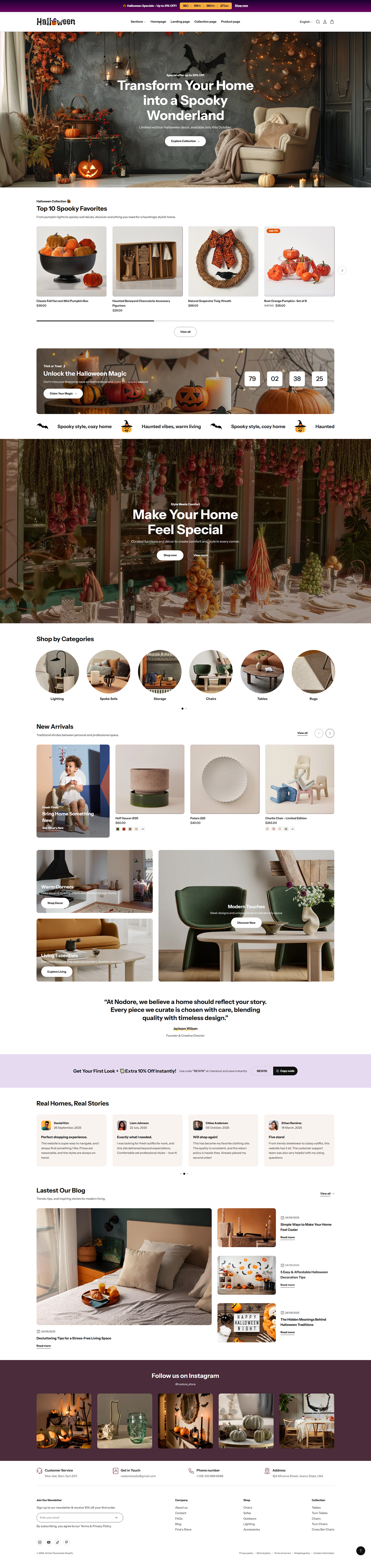 Halloween 1 - Homepage