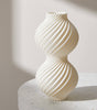 Spiral grooves vase