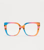 So Trendy Clear Lens Cat Eye Sunglasses - Multi Color