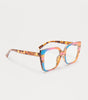 So Trendy Clear Lens Cat Eye Sunglasses - Multi Color