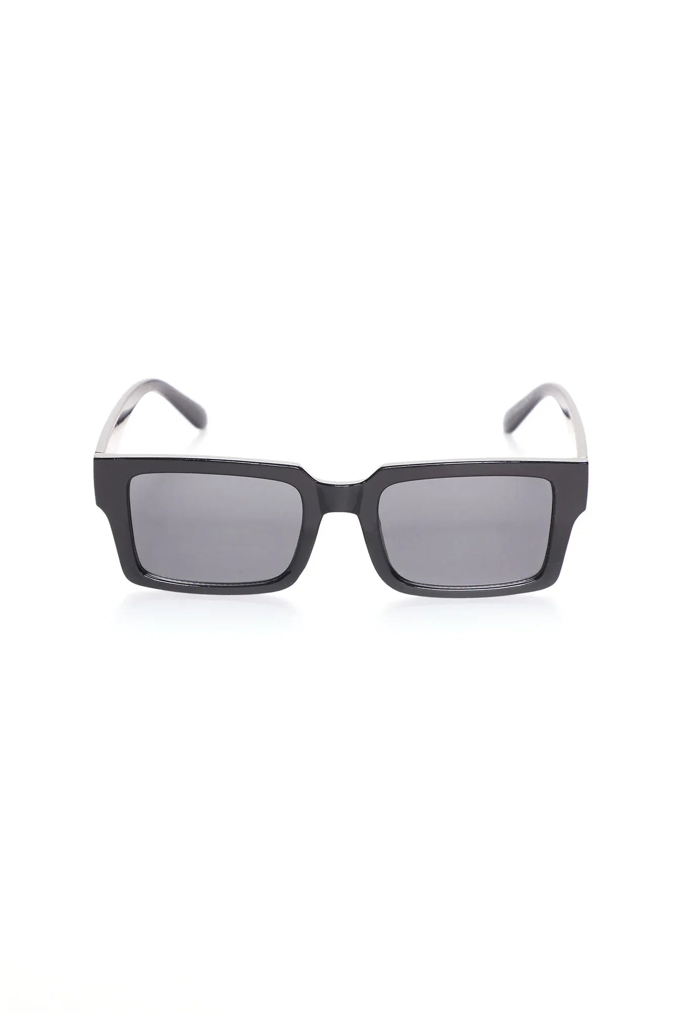 Same Day Different Girl Square Sunglasses - Black